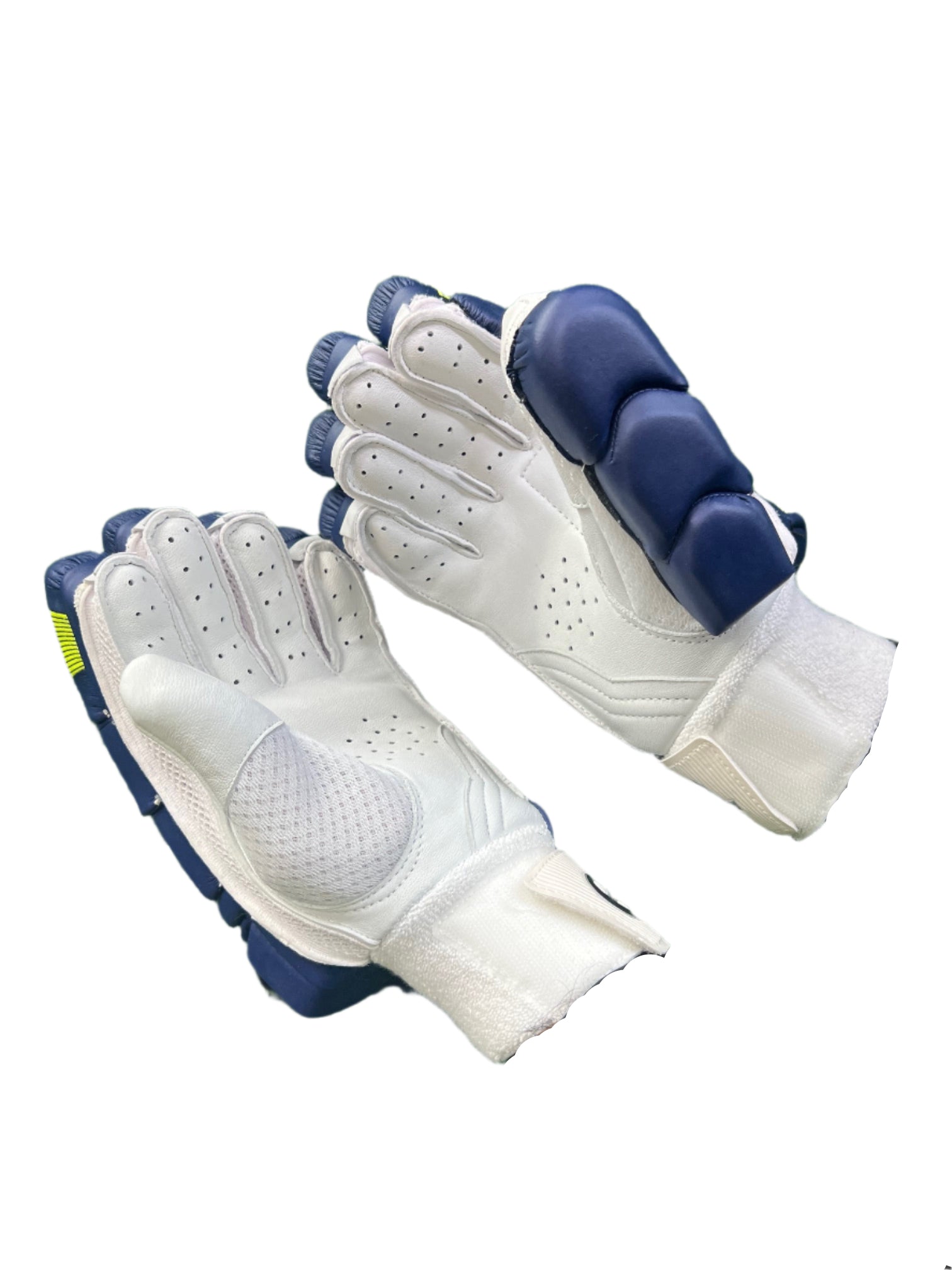 E4 Delta Edition Navy and Lime Color Batting Gloves