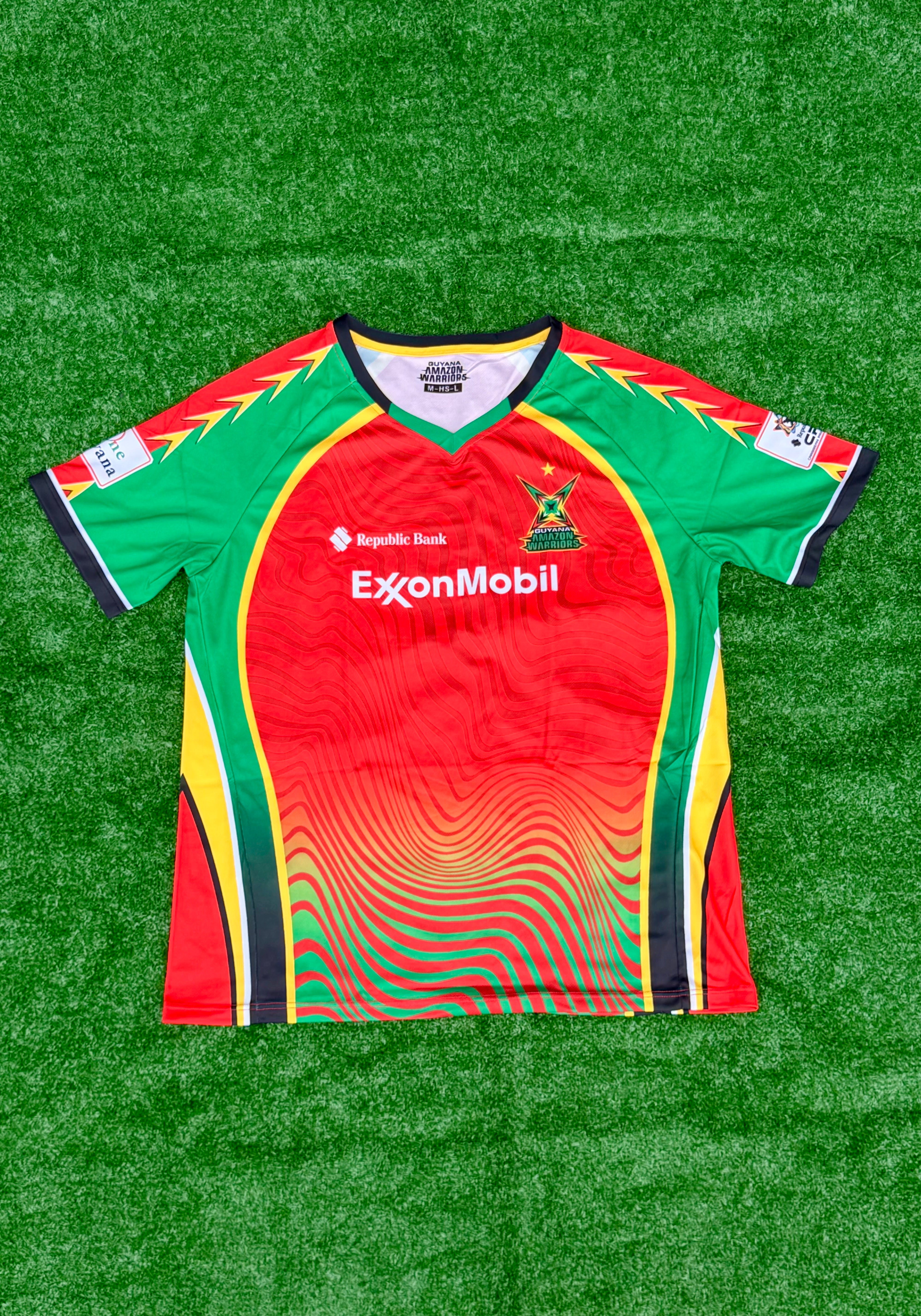 Official 2026 Guyana Amazon Warriors CPL Mens Jersey -Short Sleeve