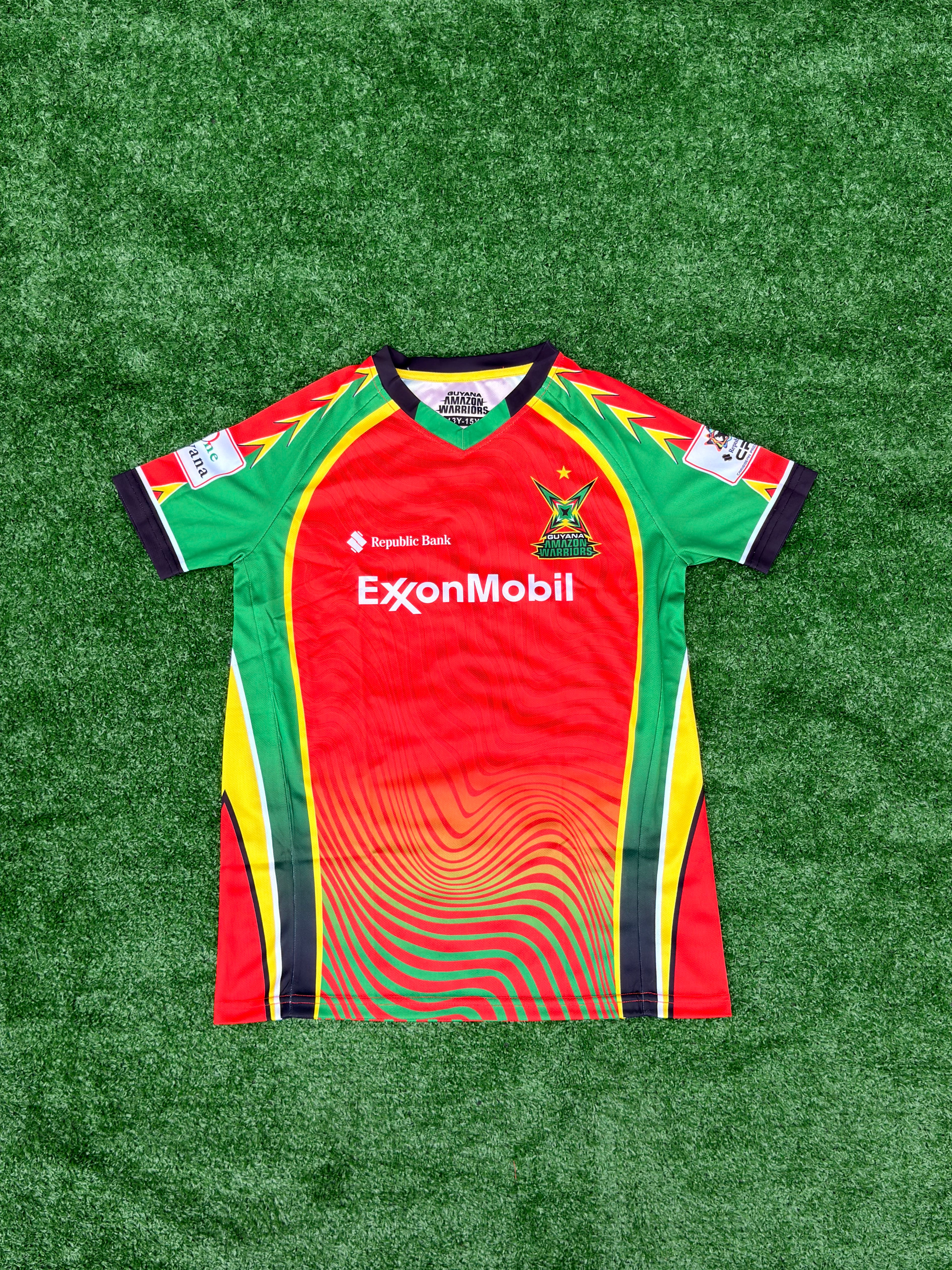 Official 2026 Guyana Amazon Warriors CPL Toddler/Kids/Teen Jersey