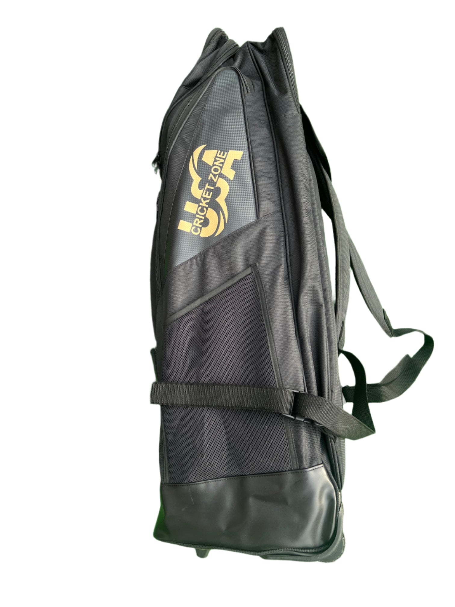 E4 LEGEND EDITION WHEELIE DUFFLE - BLACK WITH GOLD
