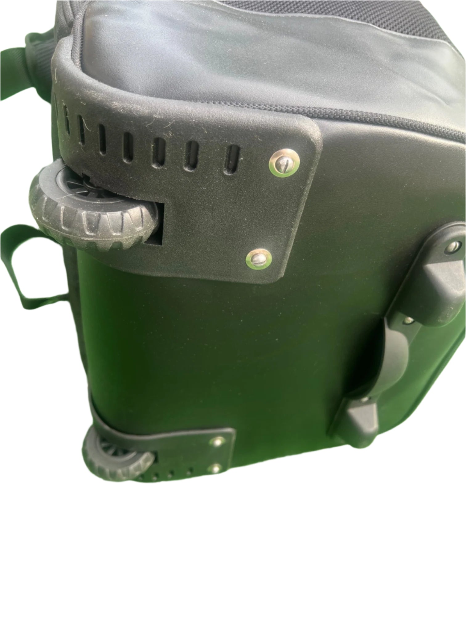 E4 LEGEND EDITION WHEELIE DUFFLE - BLACK WITH GOLD