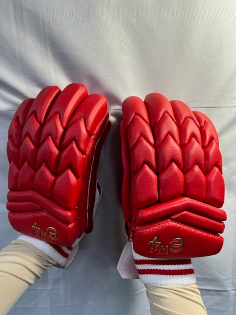 E4 Extreme Edition Red Batting Gloves