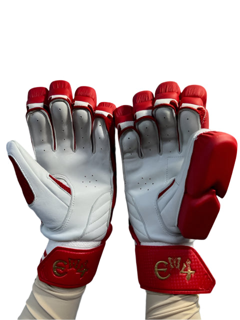 E4 Extreme Edition Red Batting Gloves