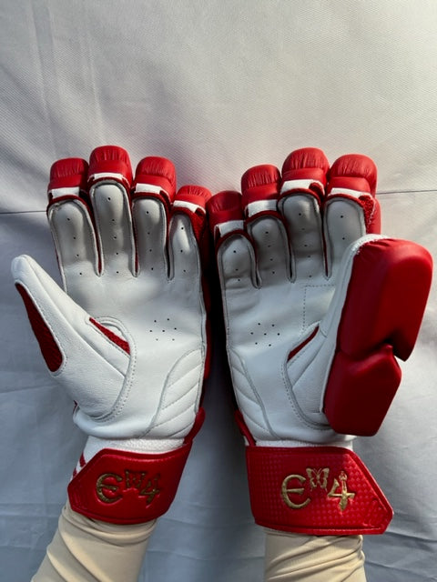 E4 Extreme Edition Red Batting Gloves