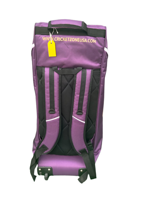 E4 PRO EDITION WHEELIE DUFFLE -  PURPLE & GOLD