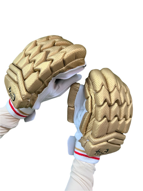 E4 Extreme Edition Gold Batting Gloves
