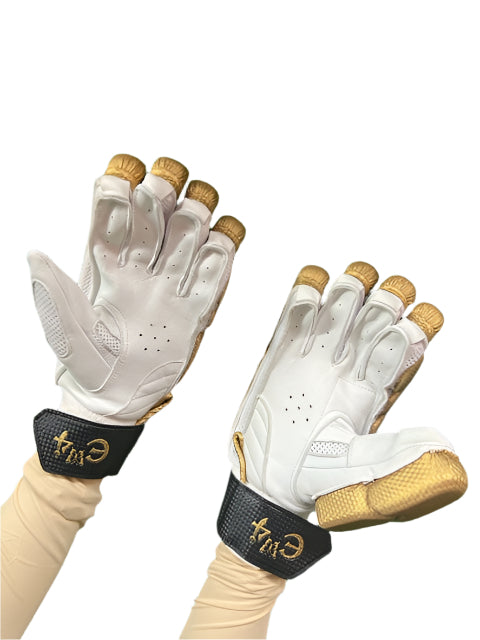 E4 Extreme Edition Gold Batting Gloves