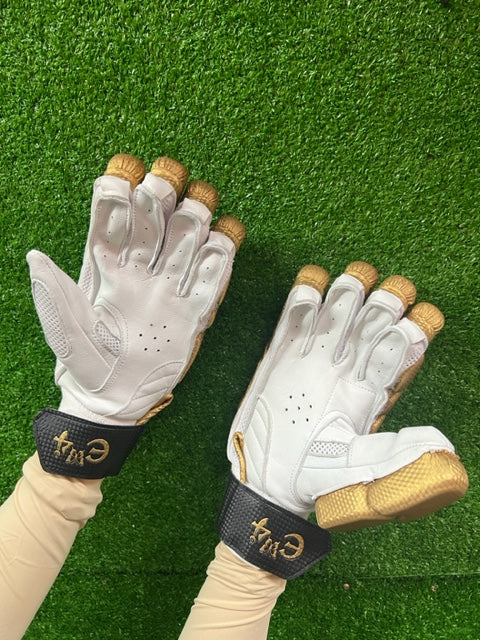 E4 Extreme Edition Gold Batting Gloves