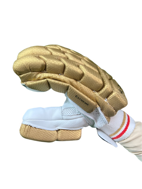 E4 Extreme Edition Gold Batting Gloves