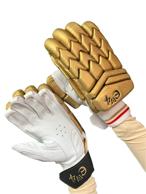 E4 Extreme Edition Gold Batting Gloves