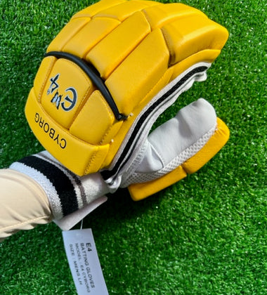 E4 Cyborg Yellow Batting Gloves