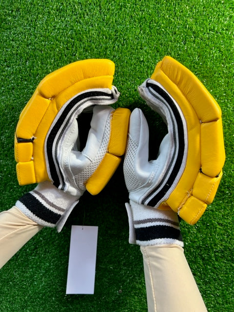 E4 Cyborg Yellow Batting Gloves - 2023