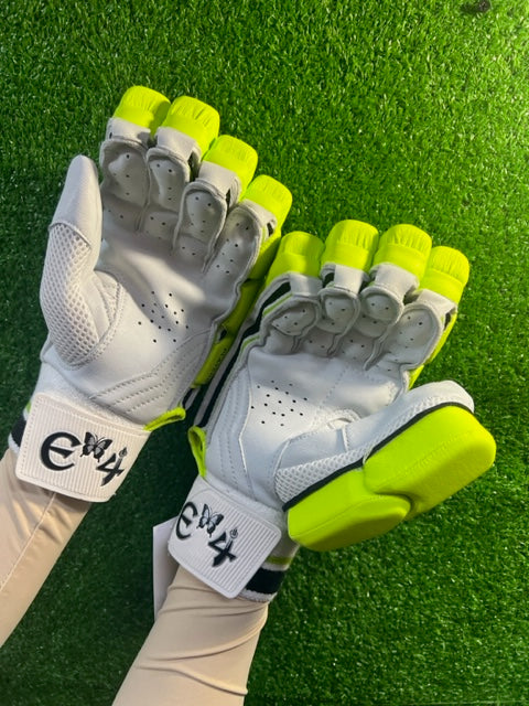 E4 Players Neon Green Batting Gloves