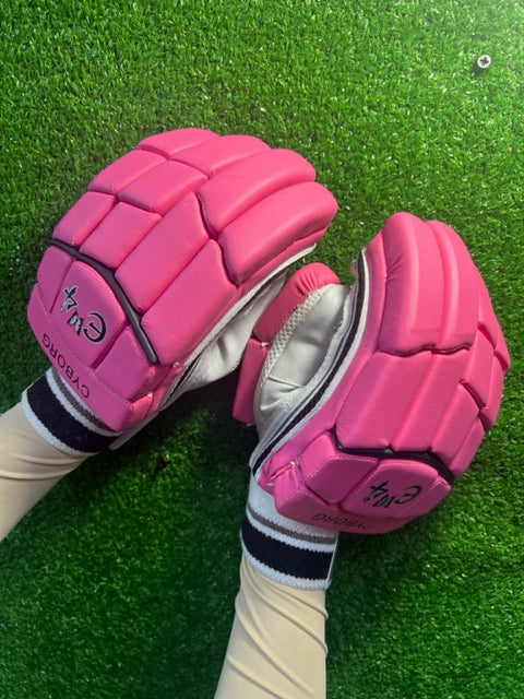 E4 Cyborg Pink Batting Gloves - 2023