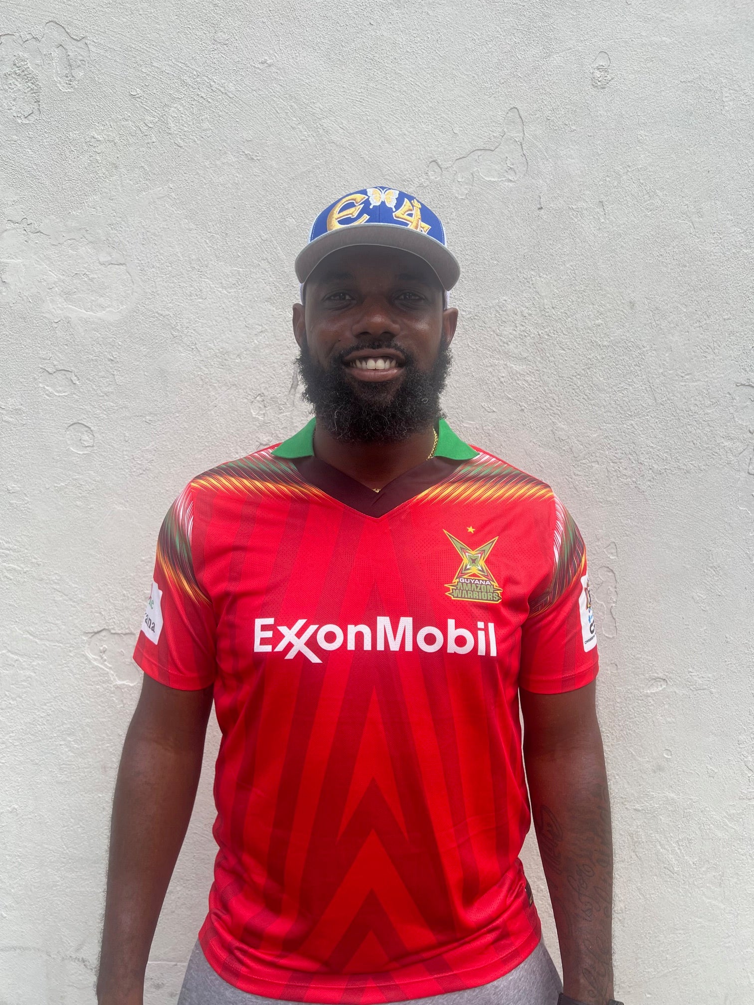 OFFICIAL 2024 GUYANA AMAZON WARRIORS CPL MENS JERSEY - SHORT SLEEVE