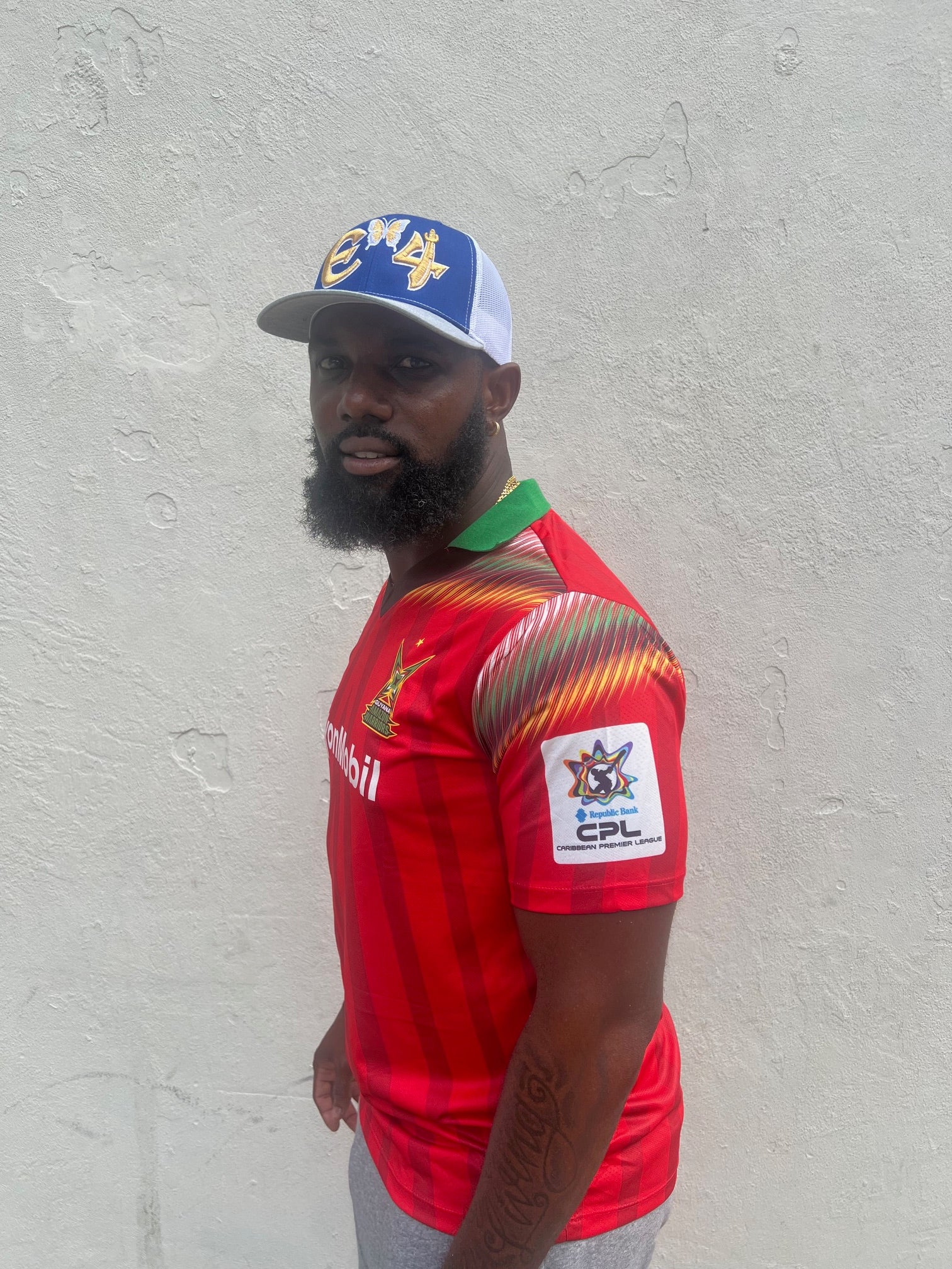 OFFICIAL 2024 GUYANA AMAZON WARRIORS CPL MENS JERSEY - SHORT SLEEVE