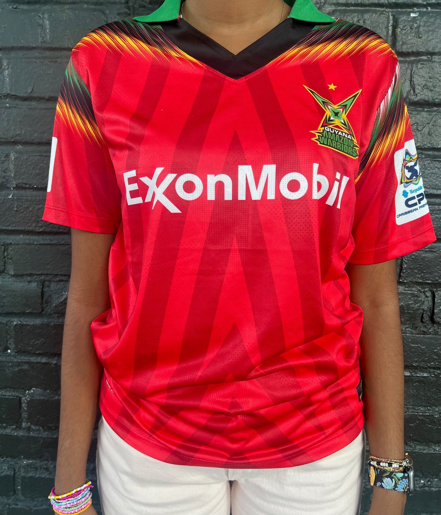 OFFICIAL 2024 GUYANA AMAZON WARRIORS CPL WOMENS JERSEY - SHORT SLEEVE