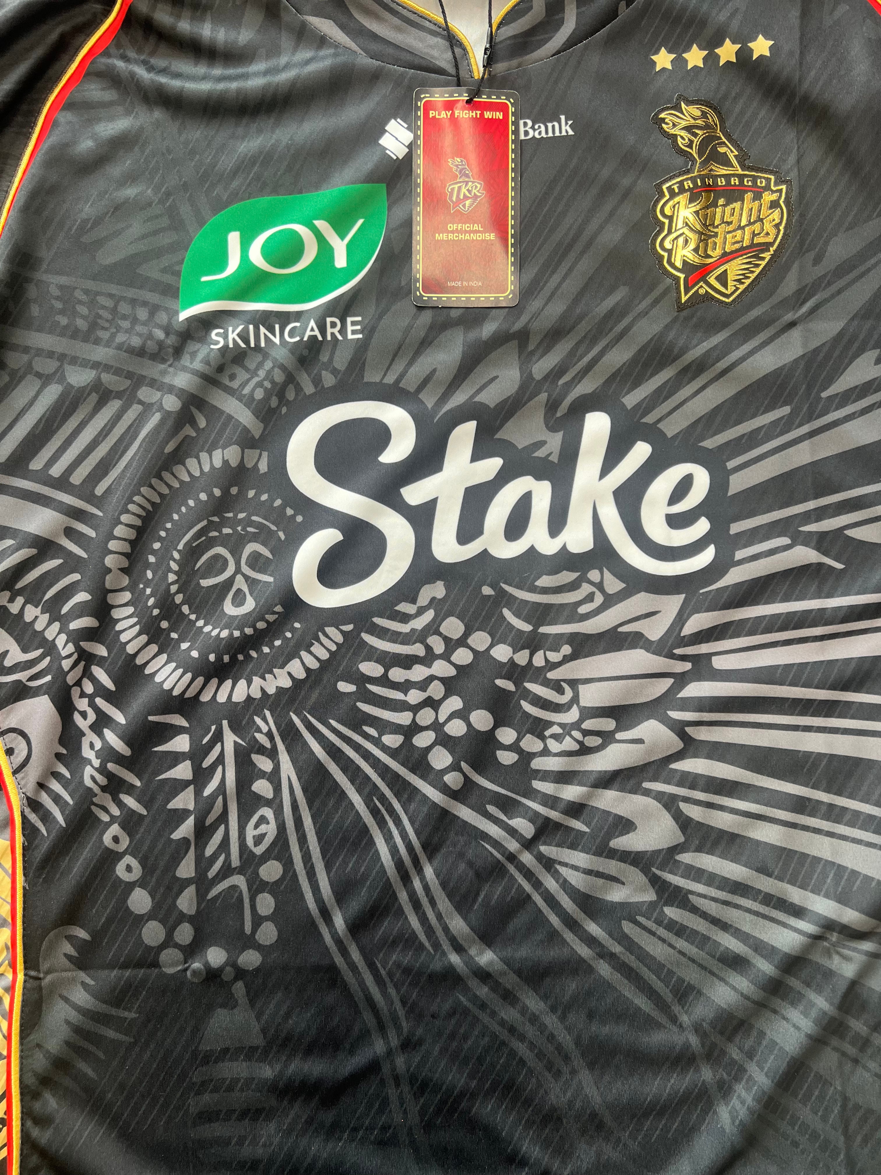 2025 Official Trinbago Knight Riders Practice Jersey By TKR  - Long Sleeve