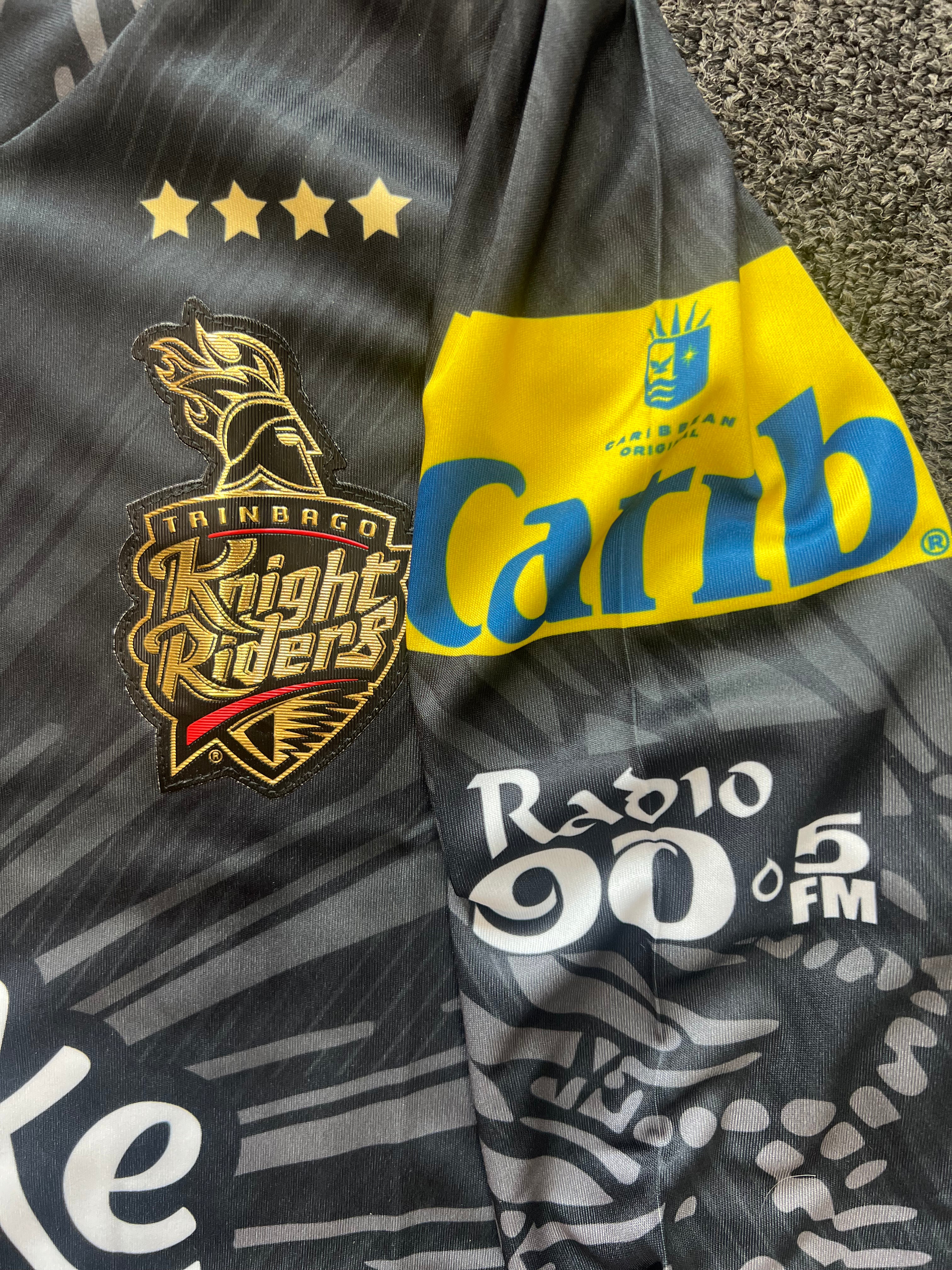 2025 Official Trinbago Knight Riders Practice Jersey By TKR  - Long Sleeve