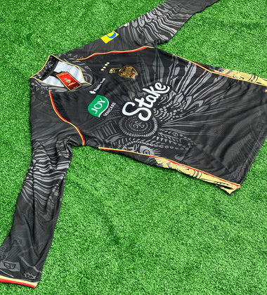 2025 Official Trinbago Knight Riders Practice Jersey By TKR  - Long Sleeve