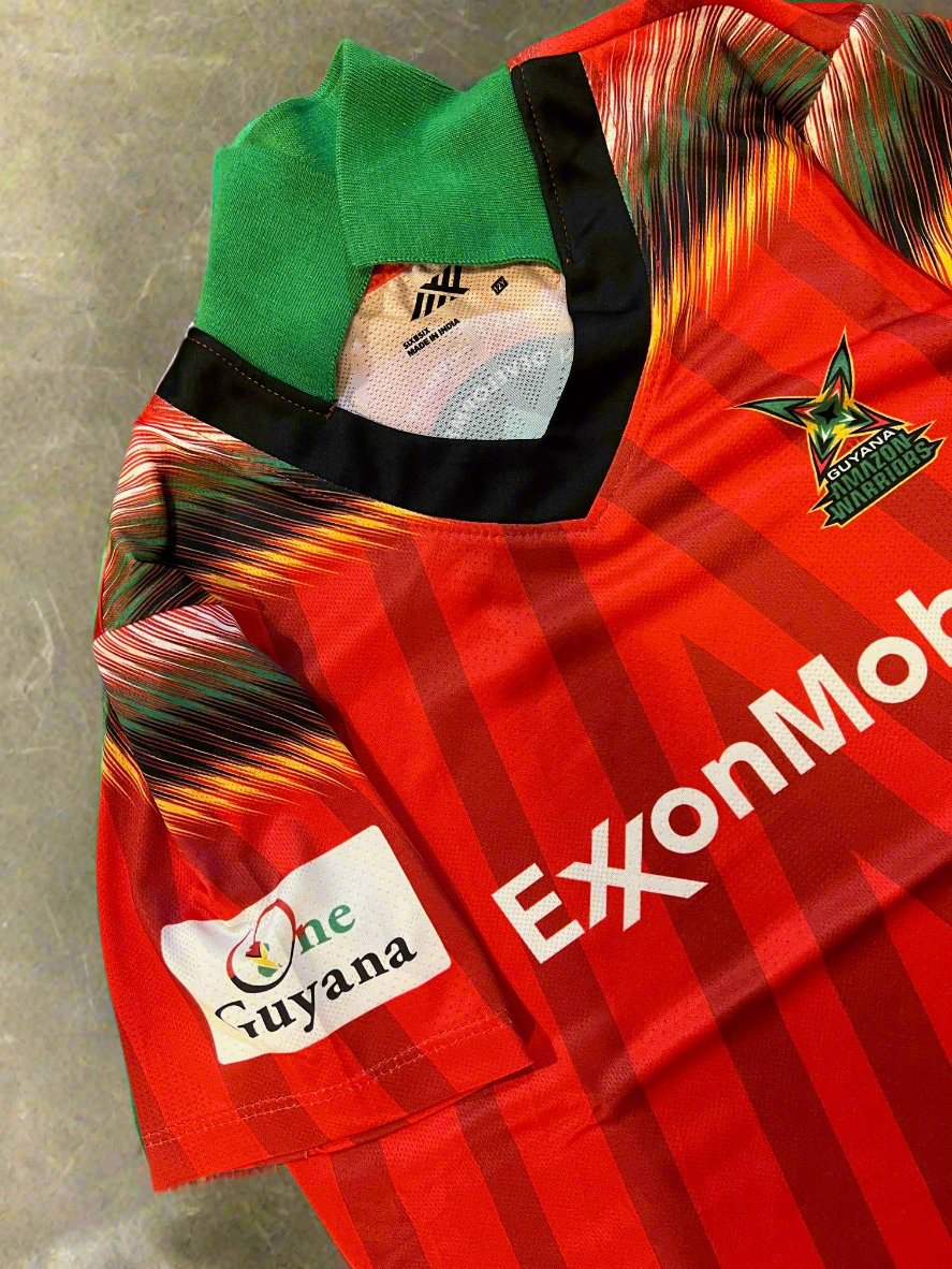 OFFICIAL 2024 GUYANA AMAZON WARRIORS CPL KIDS JERSEY