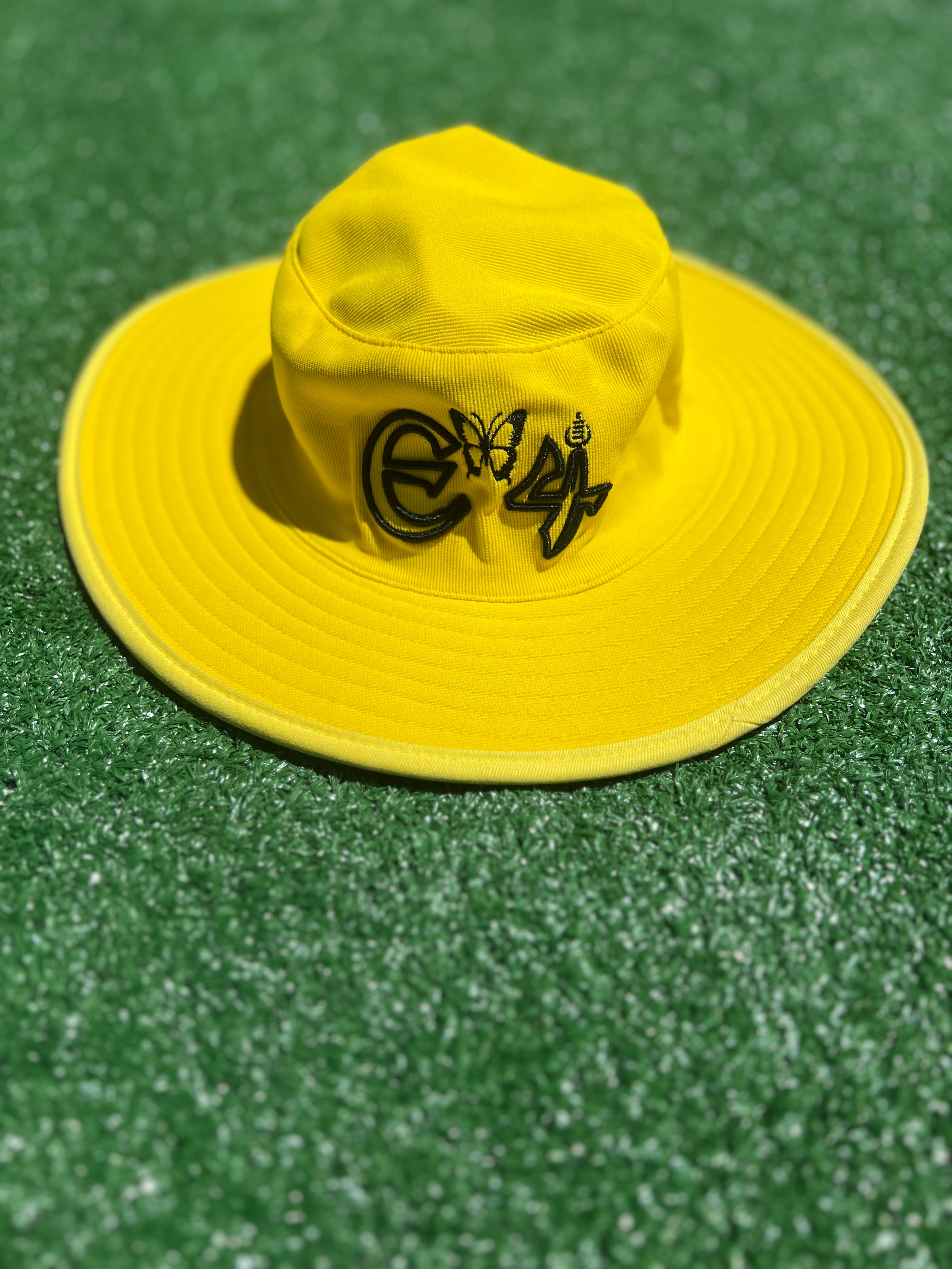 E4 Yellow w/ Black Lining Sun Hat - 2025