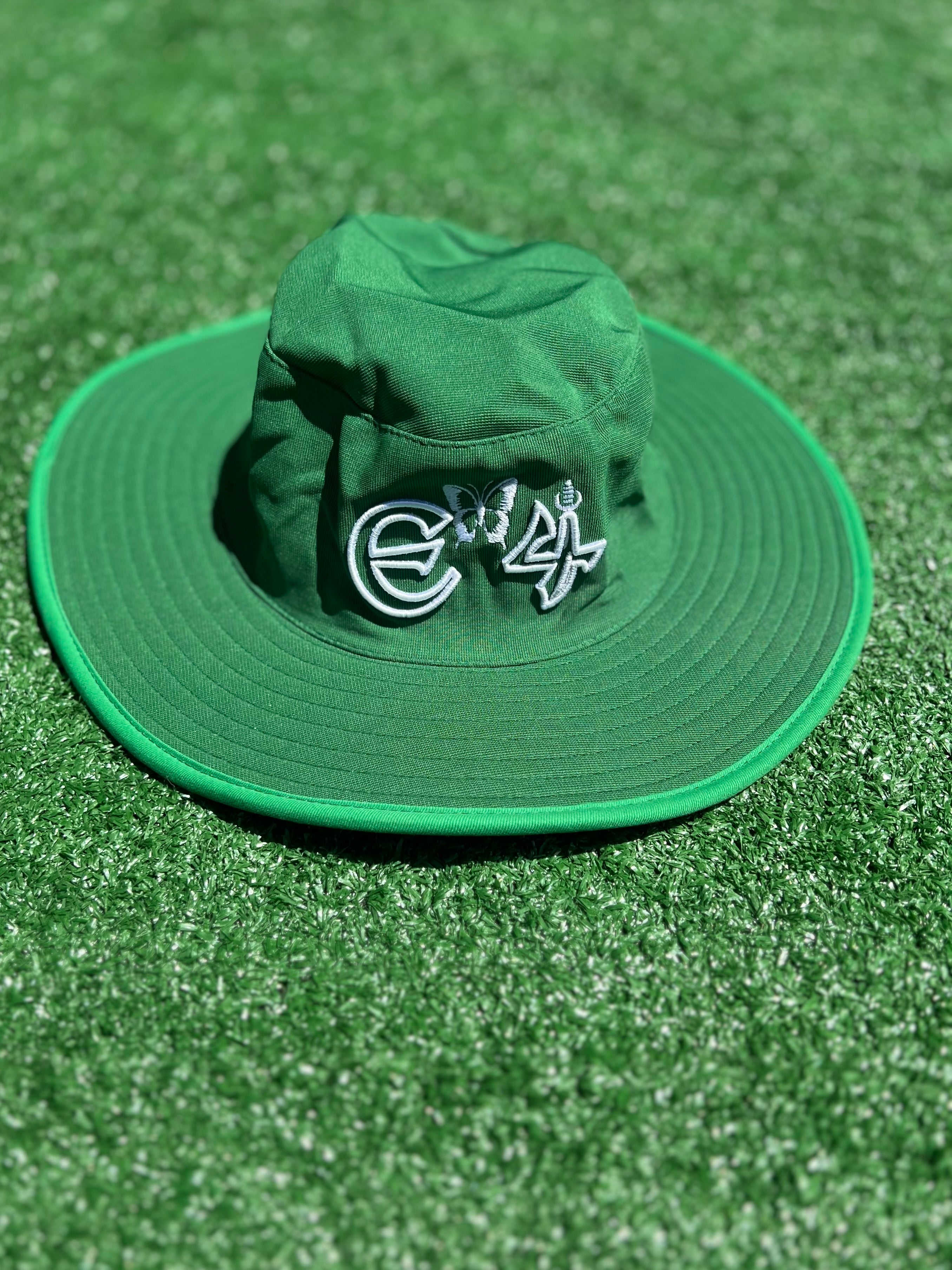 E4 Green w/ White Lining Sun Hat - 2025