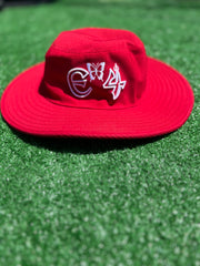 E4 Red w/ White Lining Sun Hat - 2025