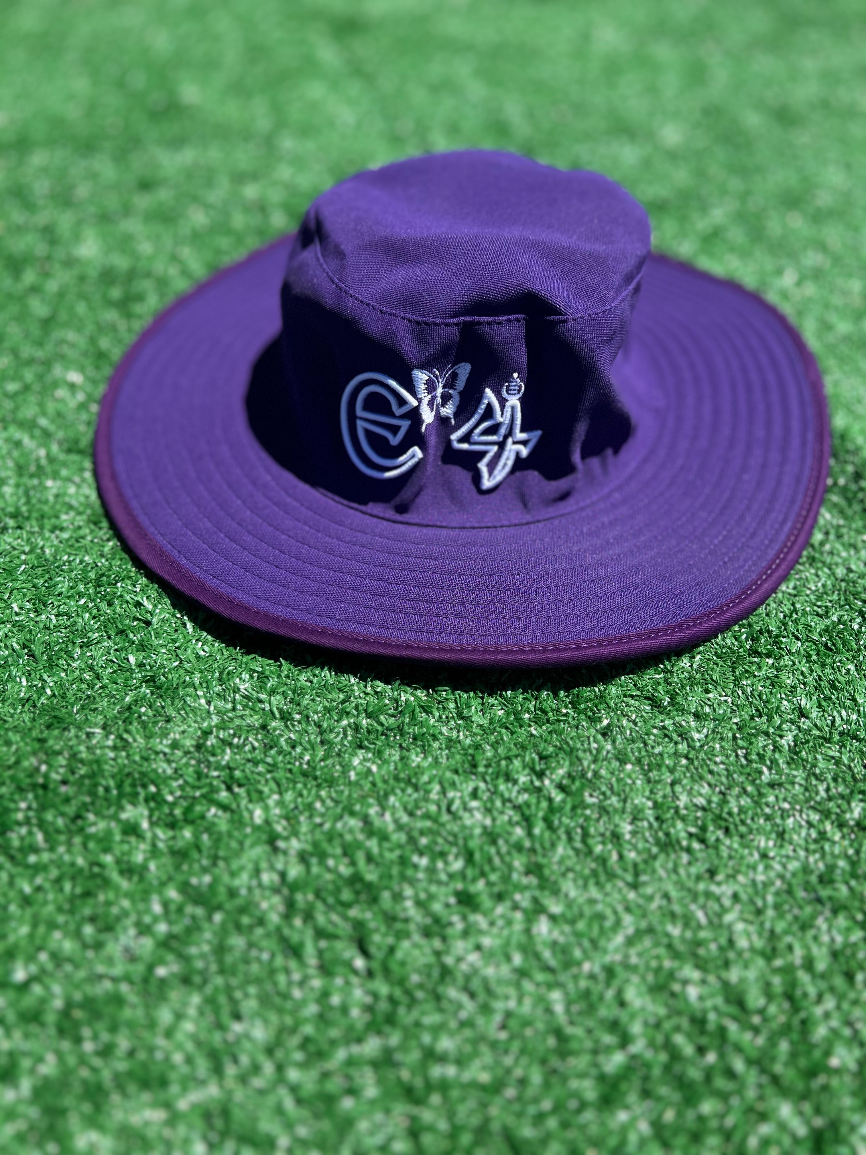 E4 Purple w/ White Lining Sun Hat - 2025