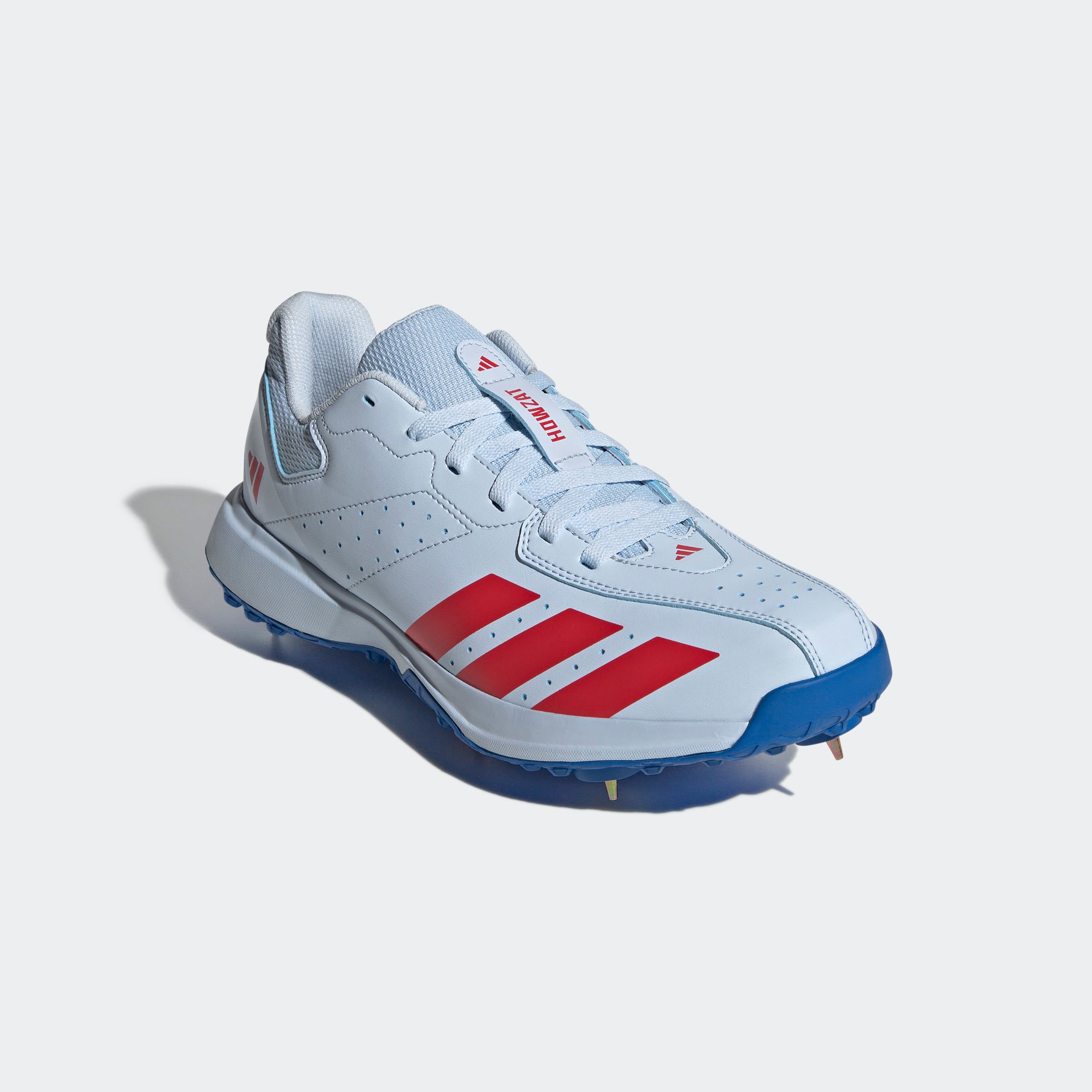 Adidas Howzat Spike Cricket Shoes - Crystal Sky 2026 – CricketZoneUSA
