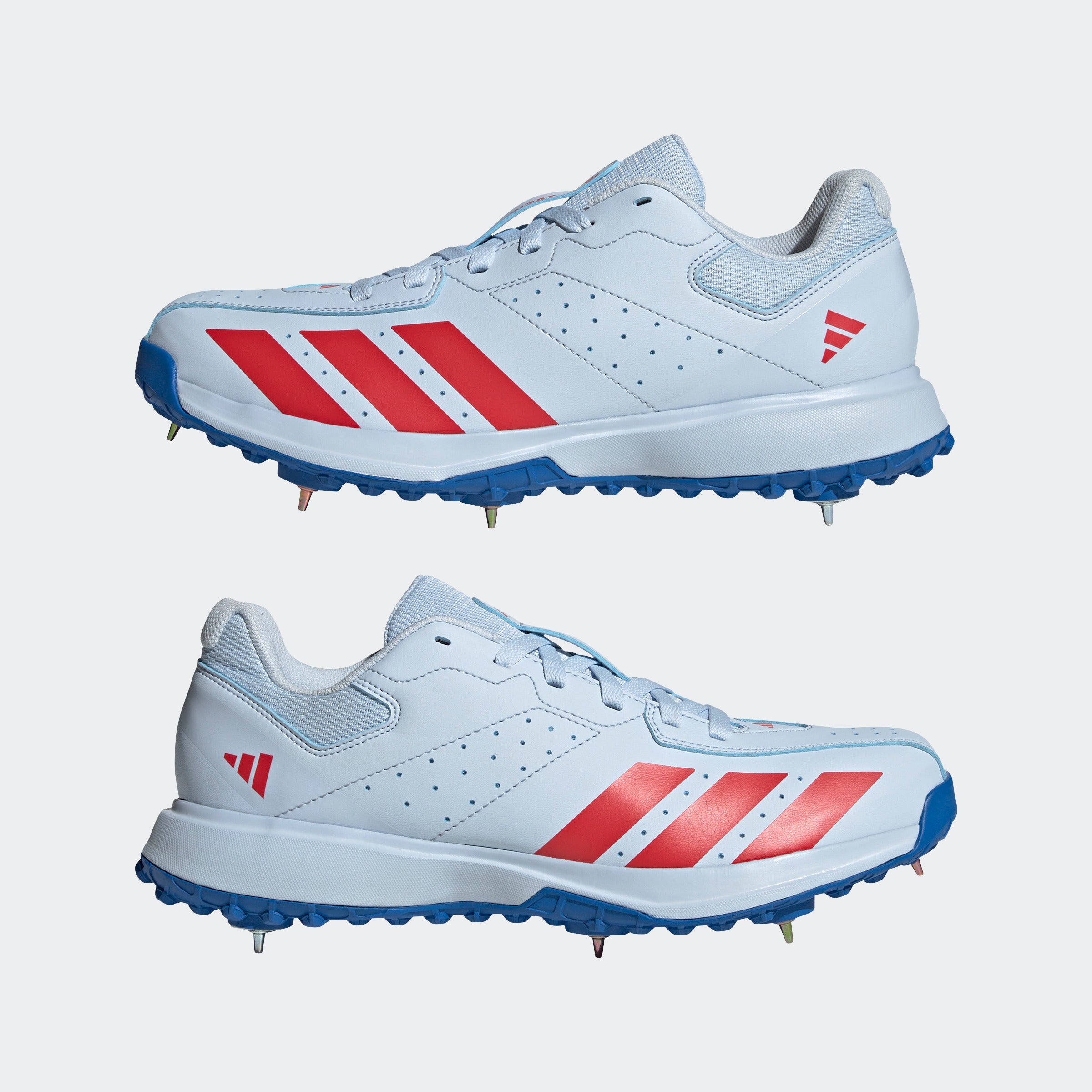 Adidas Howzat Spike Cricket Shoes - Crystal Sky 2026 – CricketZoneUSA