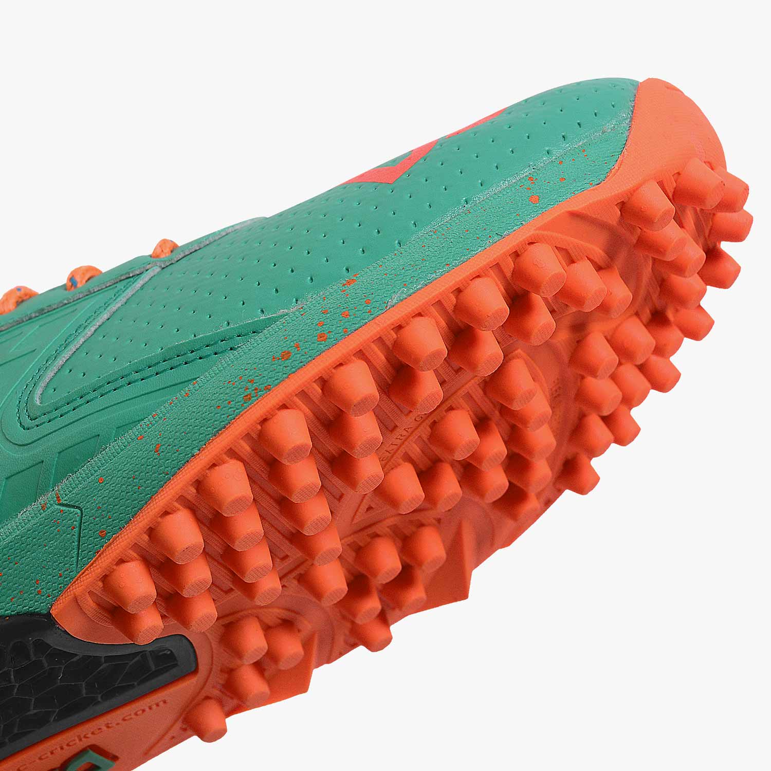 DSC Jaffa 22 Cricket Shoes - Teal/Orange (2026) – CricketZoneUSA