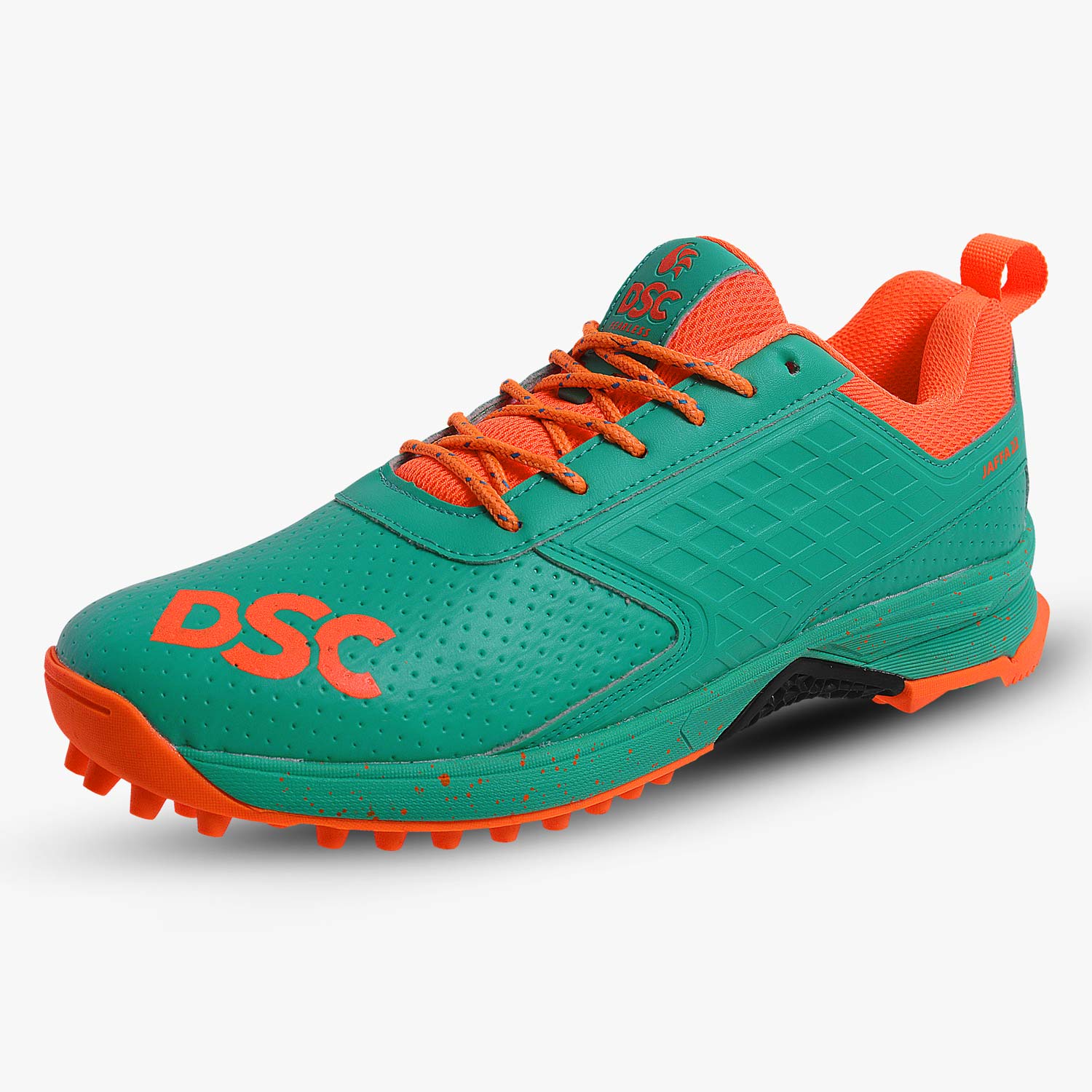 DSC Jaffa 22 Cricket Shoes - Teal/Orange (2026)