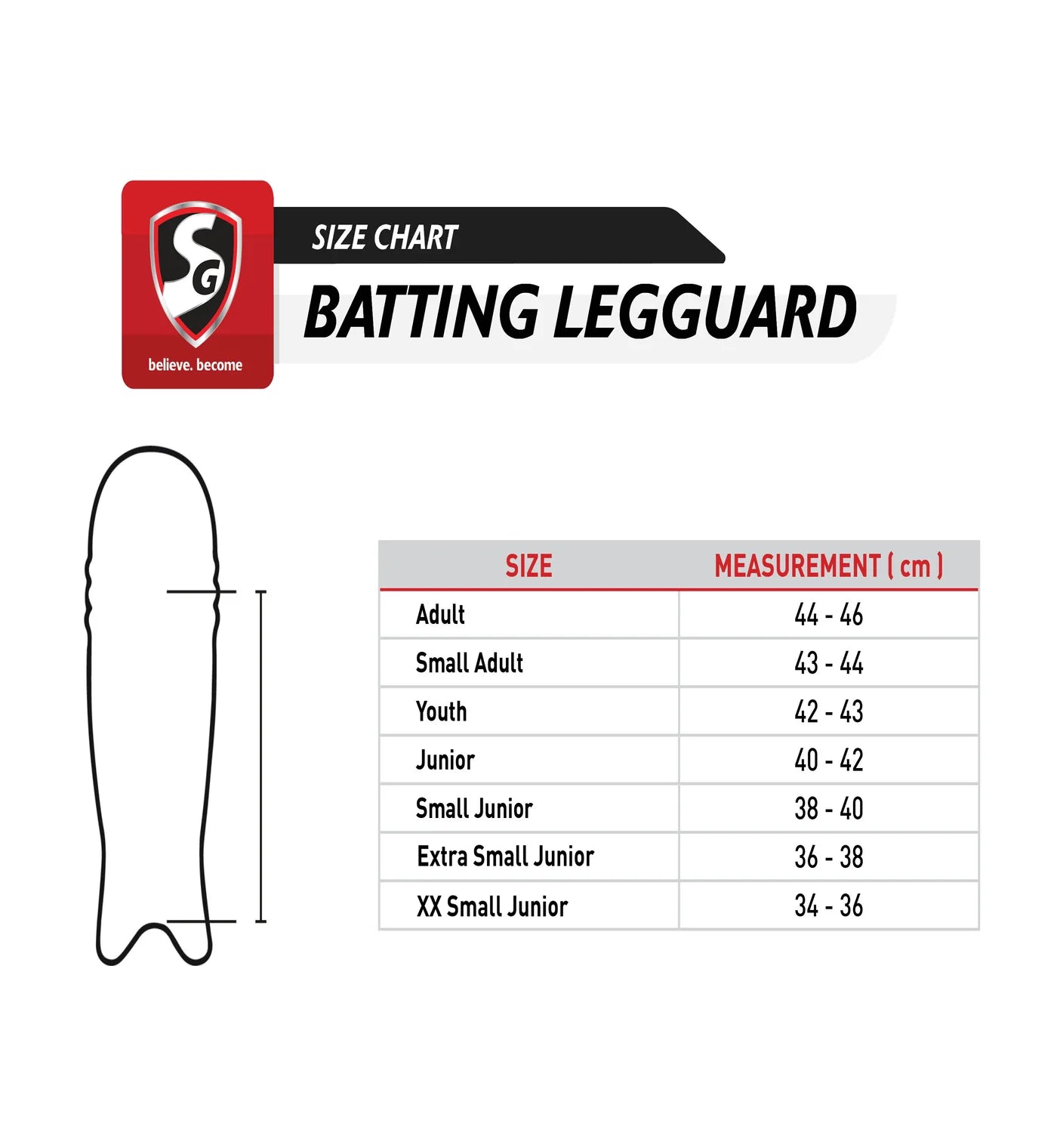 SG Test Full White Batting Pad - 2024