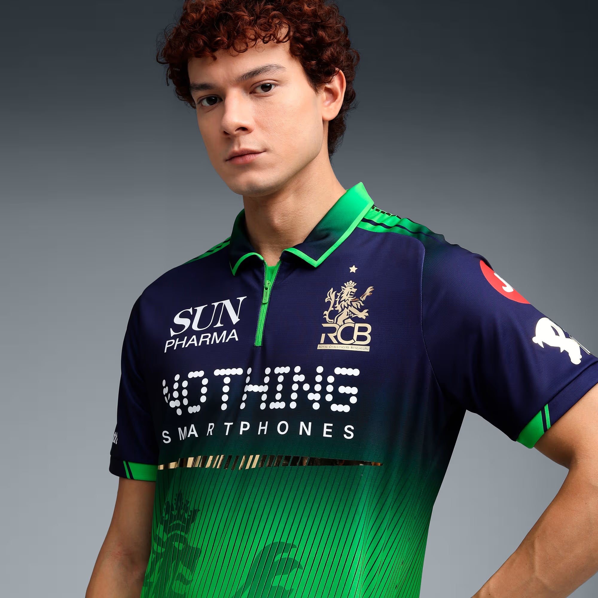 PUMA x RCB Green Mens Authentic Jersey - 2026