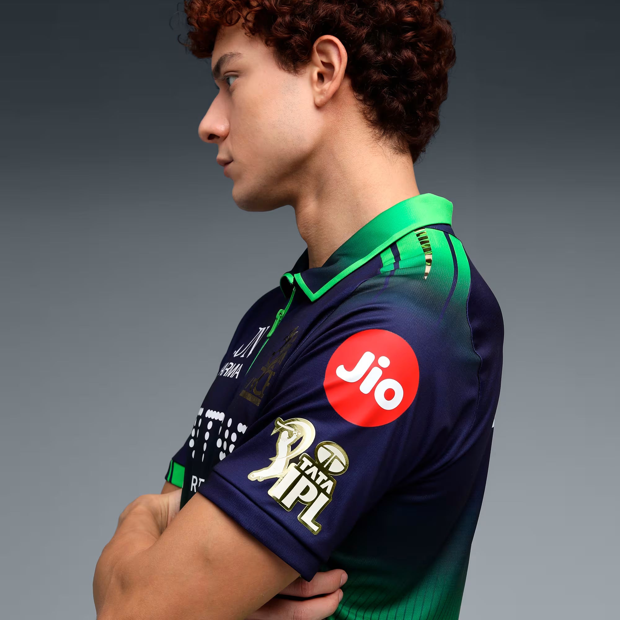 PUMA x RCB Green Mens Authentic Jersey - 2026