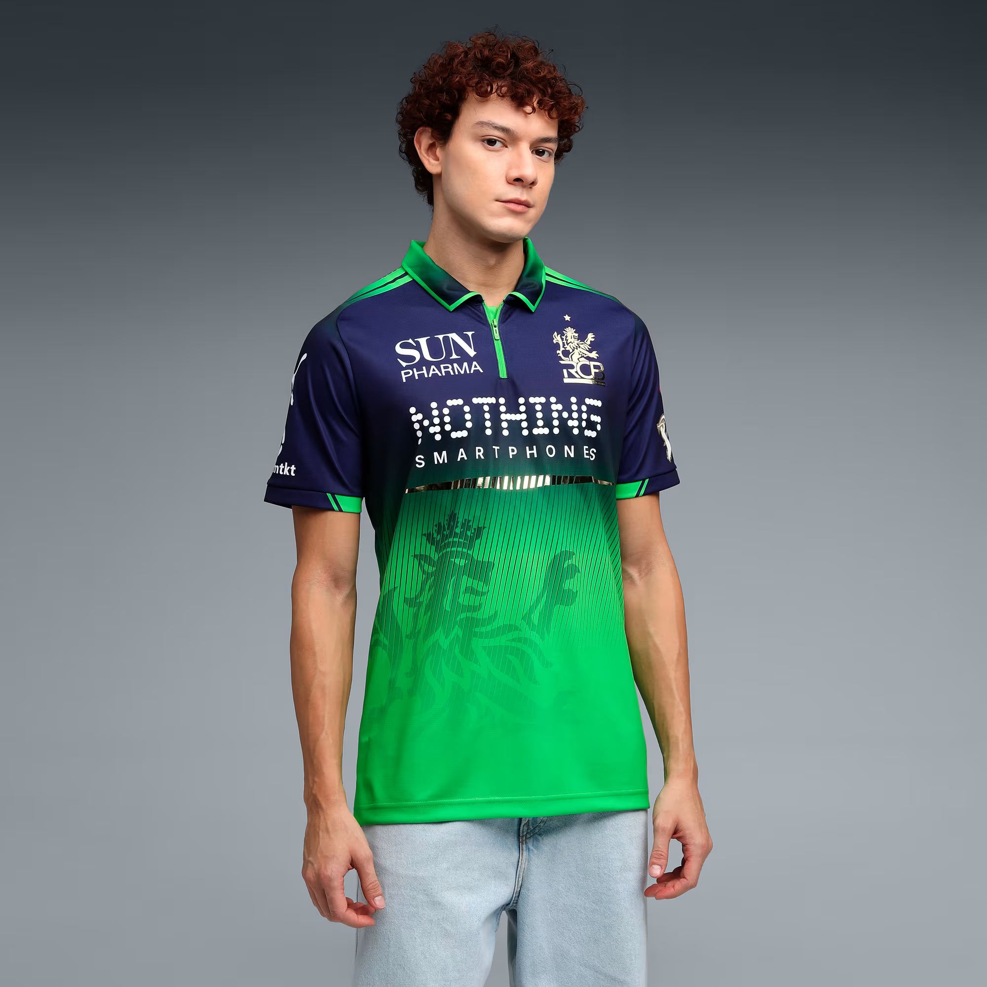 PUMA x RCB Green Mens Authentic Jersey - 2026