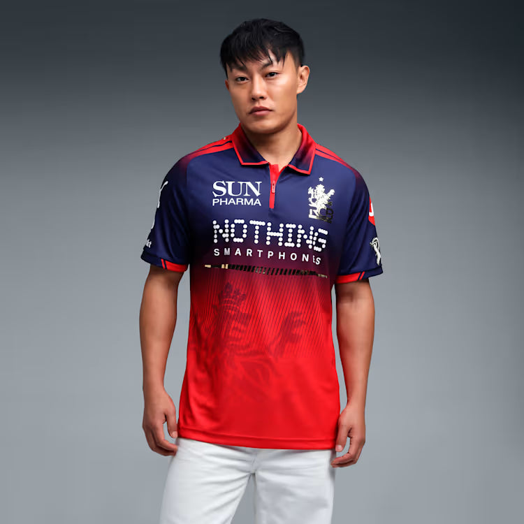 PUMA x RCB Red Mens Authentic Jersey - 2026