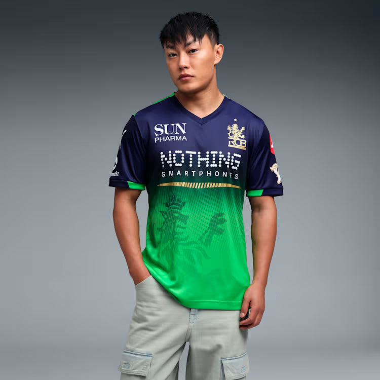 PUMA x RCB Green Mens Fan Jersey - 2026