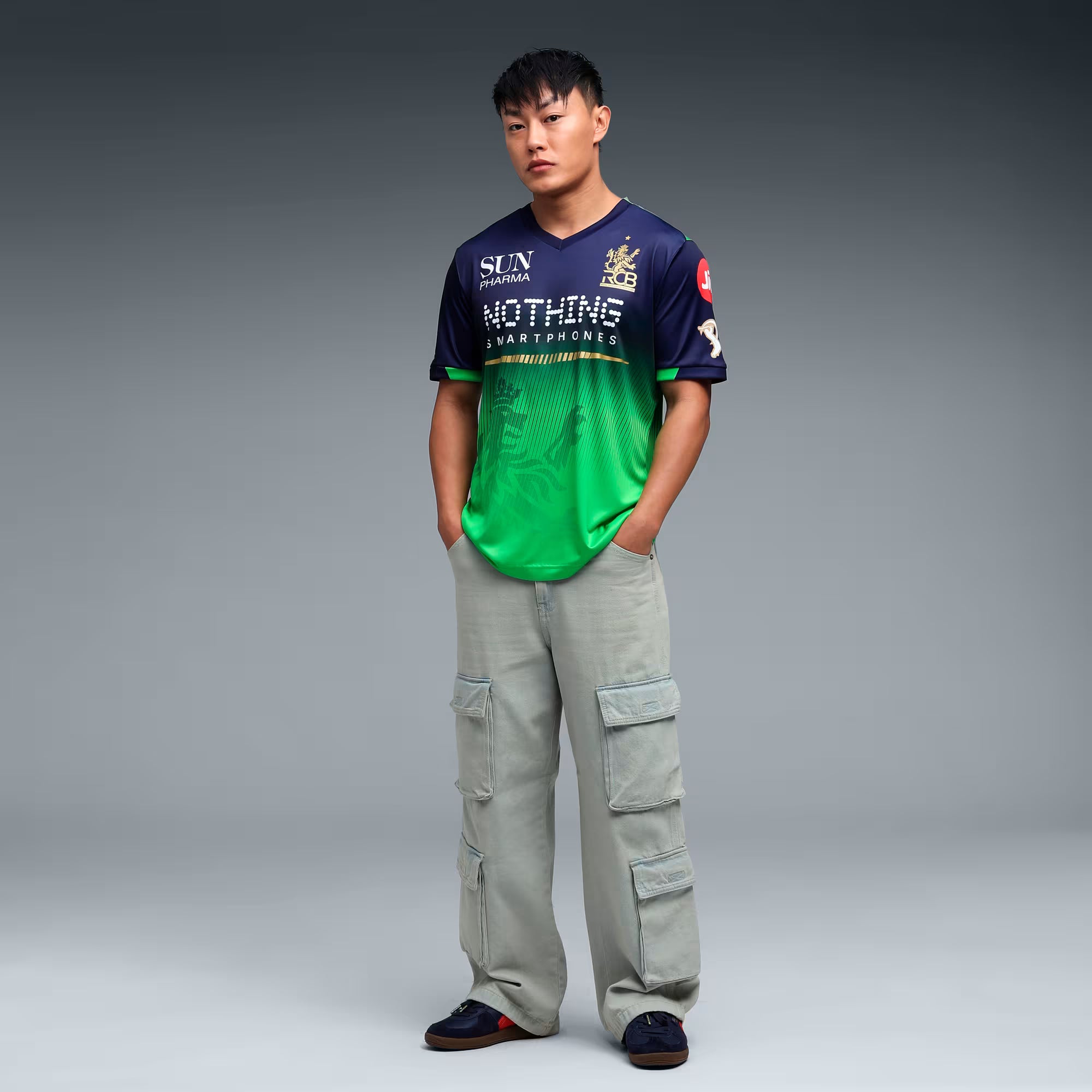 PUMA x RCB Green Mens Fan Jersey - 2026