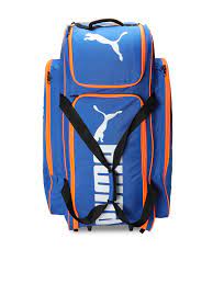 Puma Cricket Wheelie Trolley Bag - Blue/Orange