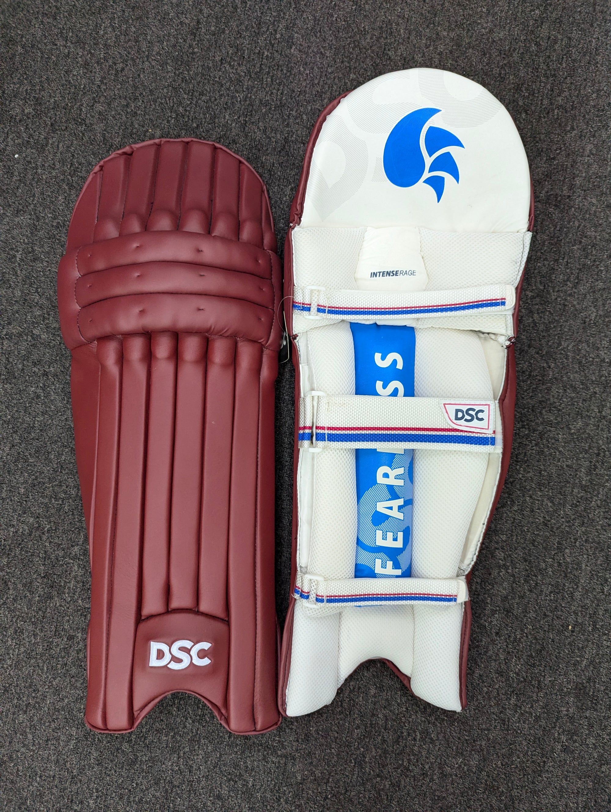 DSC INTENSE RAGE BATTING PAD - BURGUNDY - 2024