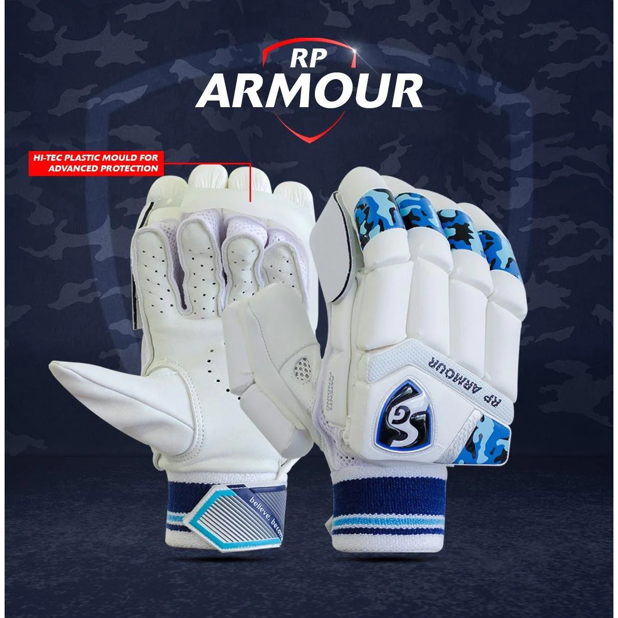 SG RP Armour Batting Gloves - 2024