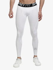 SHREY INTENSE COMPRESSION LONG TIGHTS - WHITE