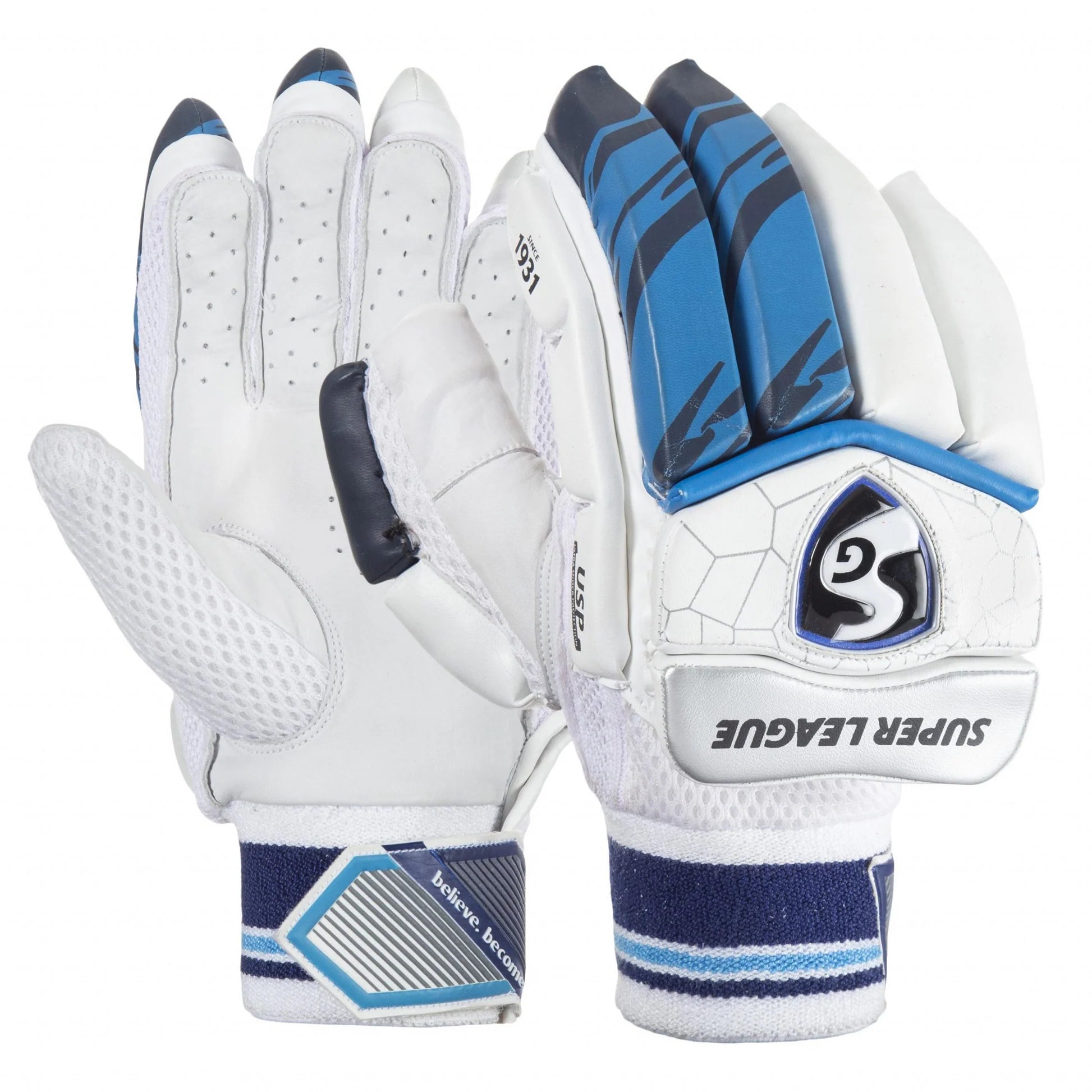 SG SUPER LEAGUE BATTING GLOVES - 2024