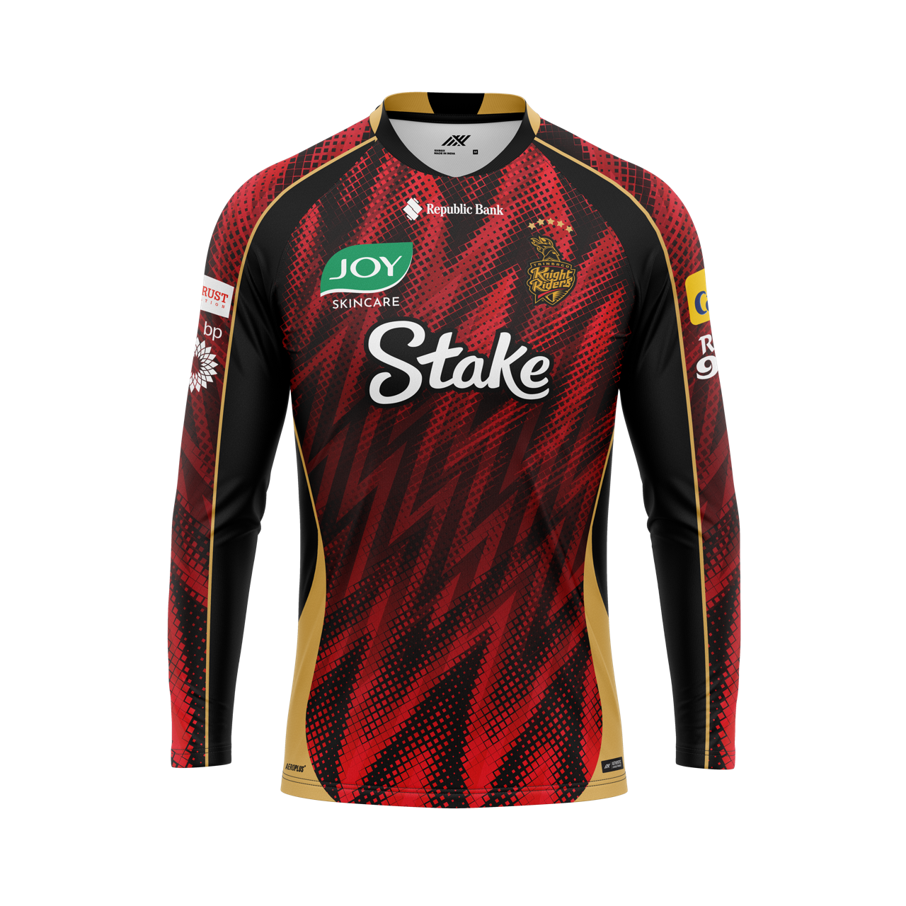 2026 Official Trinbago Knight Riders  Jersey By TKR  - Long Sleeve
