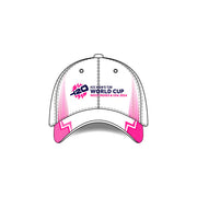 ICC T20 World Cup White Pink Hat - 2024