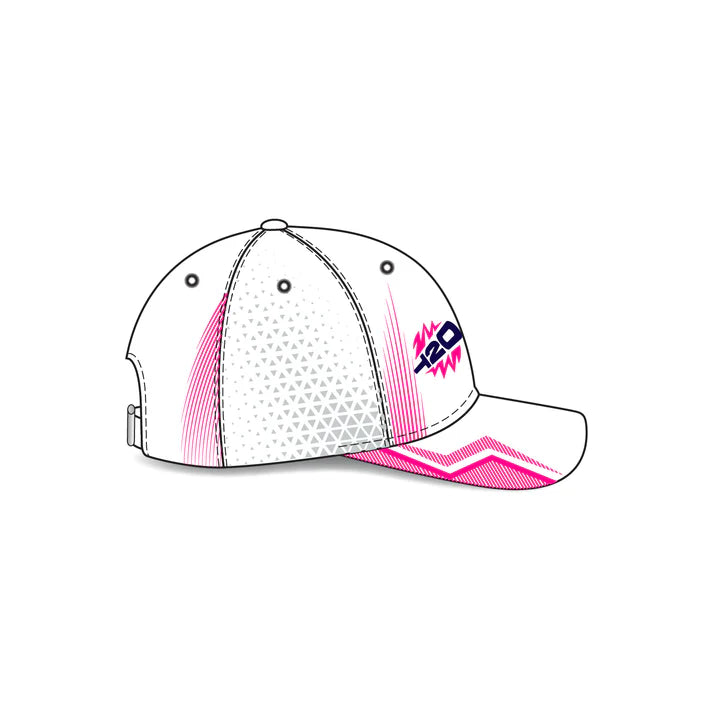 ICC T20 World Cup White Pink Hat - 2024