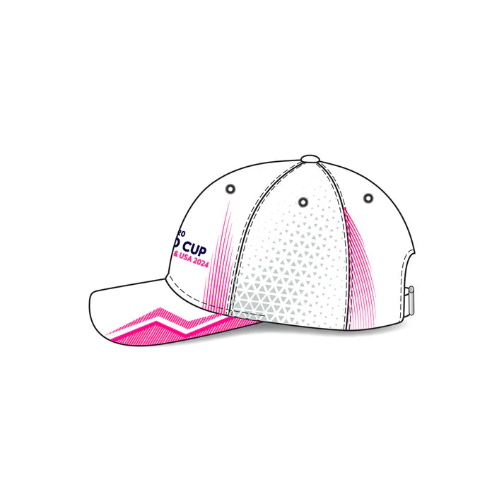 ICC T20 World Cup White Pink Hat - 2024