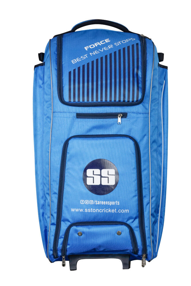 SS Force Trolley Wheelie Duffle Cricket Bag - (4 colors available)